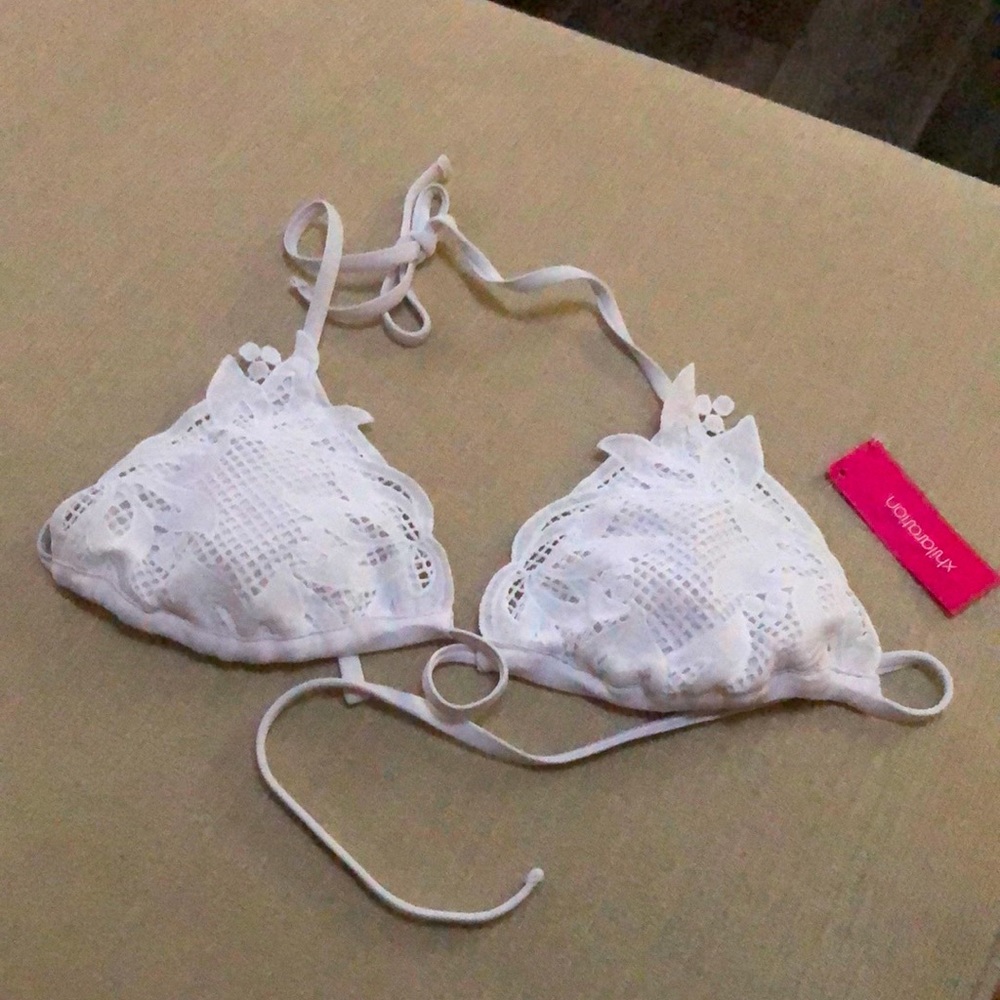 Target white bikini top